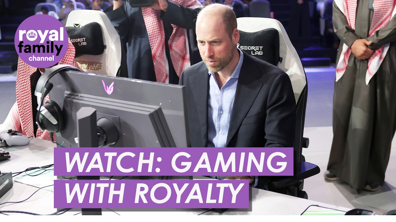 WATCH:  Prince William Tests His Skills with Saudi’s Best Video Gamers