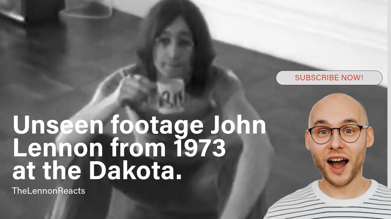 MY REACTION to Unseen footage John Lennon from 1973 at the Dakota with RARE interview from 1980.