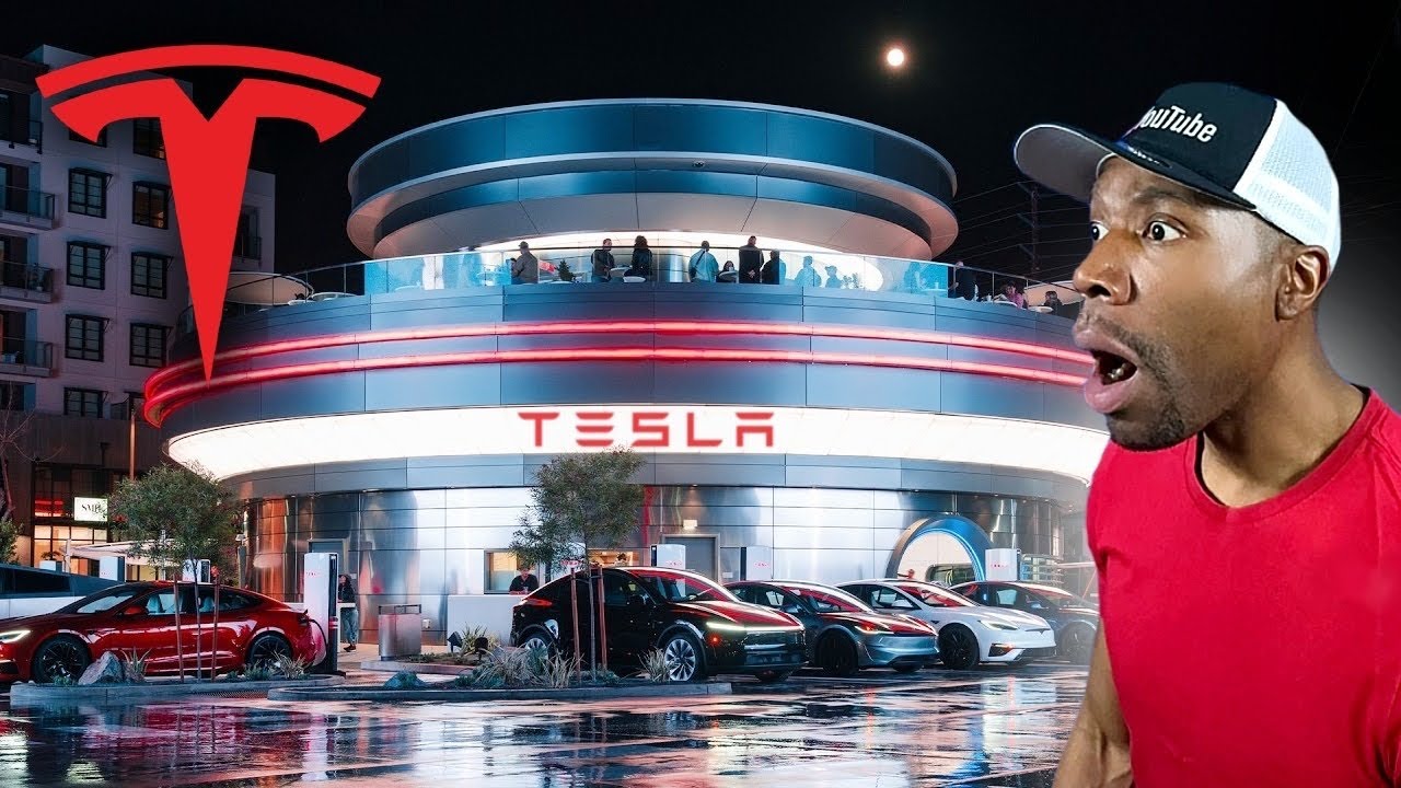 I Tried a Grilled Cheese for the FIRST Time…at the New Tesla Diner?! 😱🧀