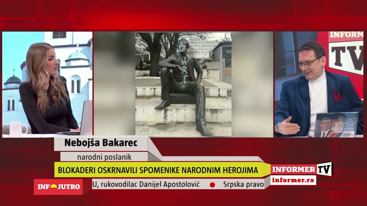 INFO JUTRO - Blokaderski vandalizam: Šta su vam spomenici skrivili?