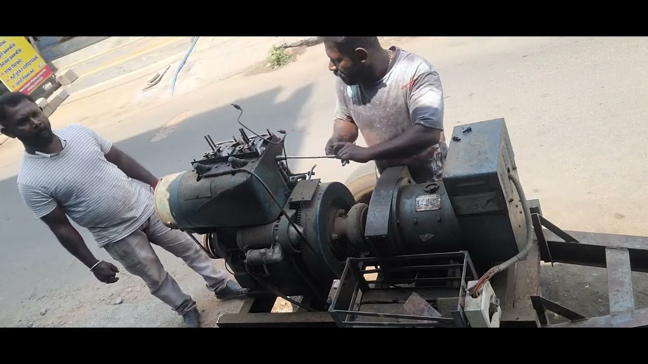 Kirloskar generator self started aircooled 15kva  Full DISMANTLED