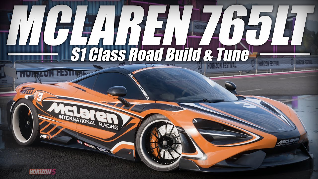 2021 McLaren 765LT Customization Road Race Build with Tune | S1 Class | Forza Horizon 5 Online