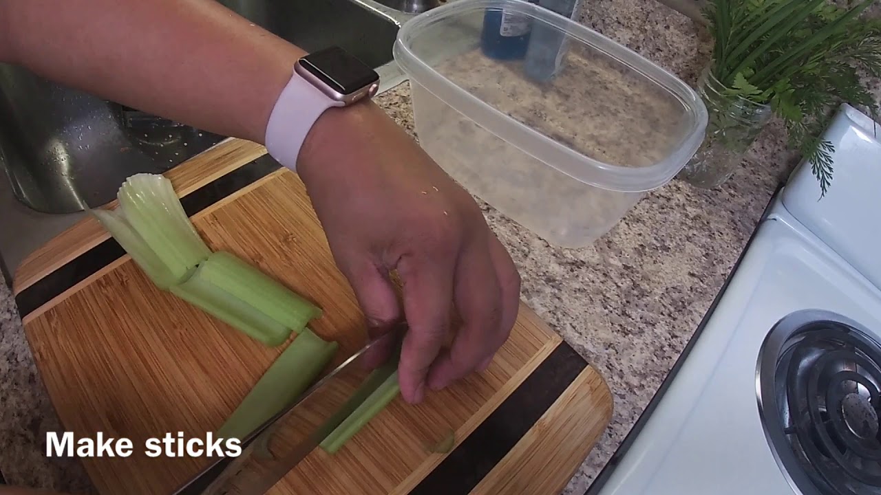 Celery sticks snacks