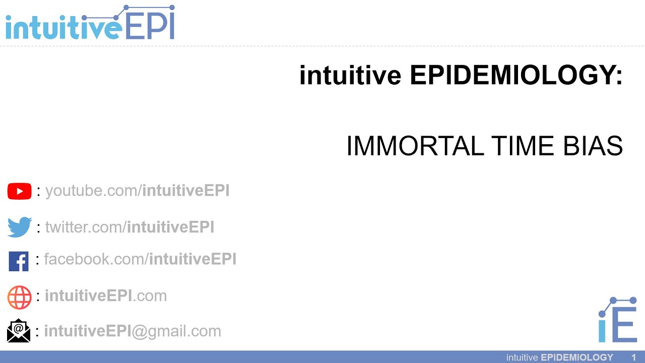 intuitive EPI - Immortal time bias