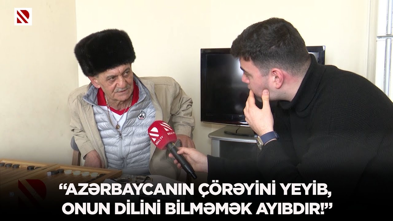 Xankəndidə yaşayan erməni sakin:Azərbaycanın çörəyini yeyib, onun dilini bilməmək ayıbdır