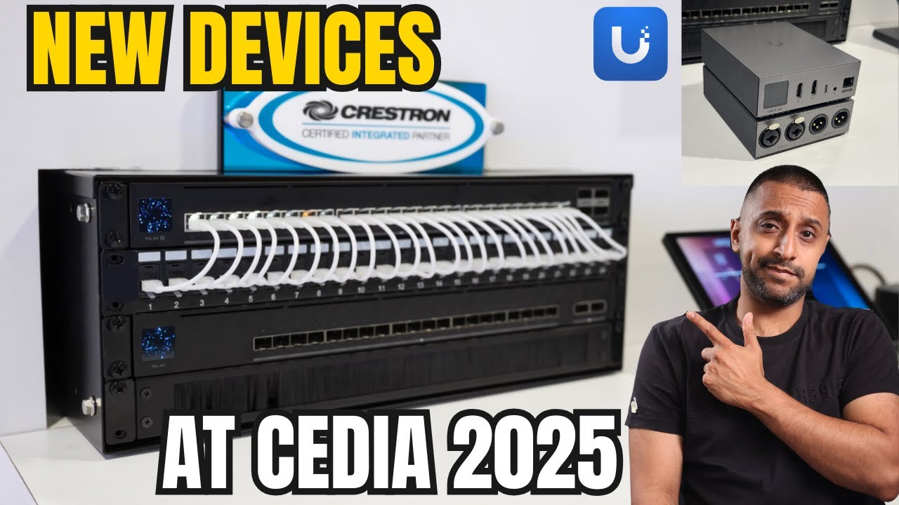 CEDIA Ubiquiti booth recap - NEW devices shown!