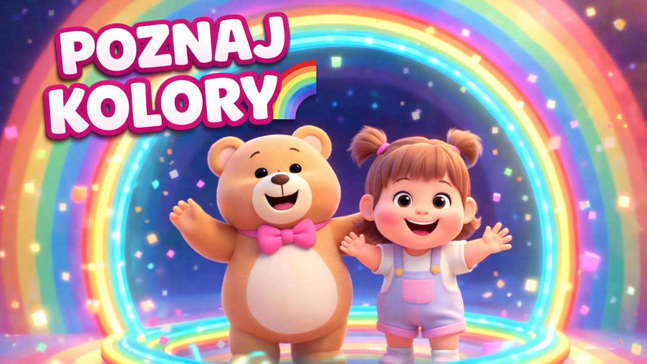 Nauka kolorów dla dzieci – Część 1 | Wesoła bajka edukacyjna 🎨