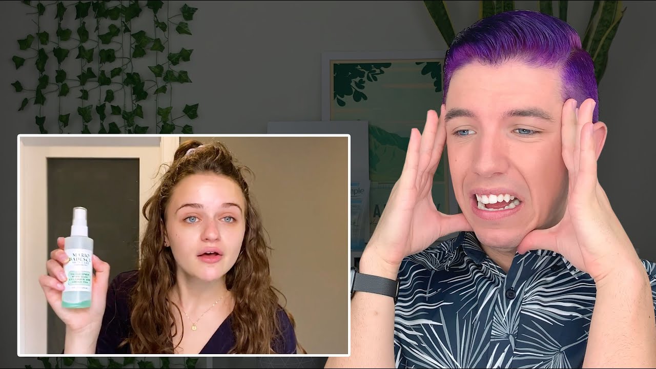 Specialist Reacts to Joey King's Skin Care Routine