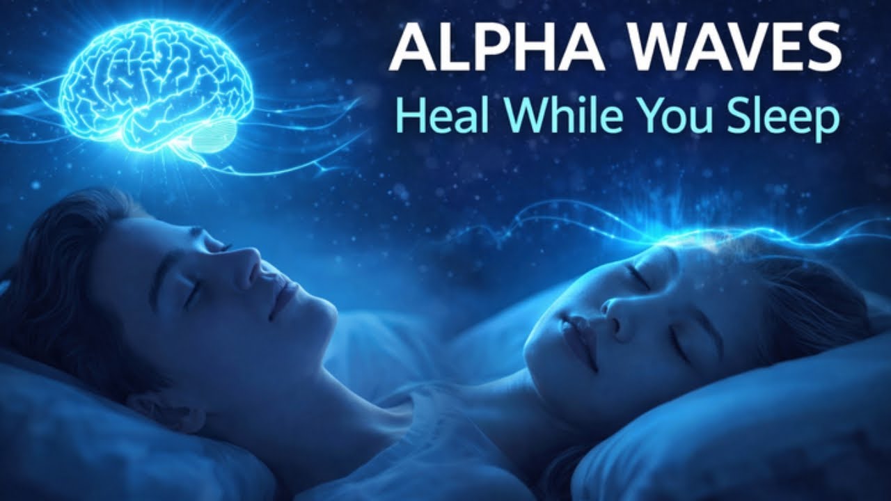Massage Brain While You Sleep | Improve Memory | 1 Hour Continue Alpha Waves | FULL HD