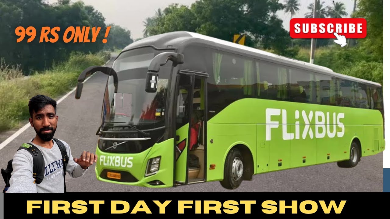 South India's first FLIX bus journey review I Bangalore to Madurai in just 99 ₹ 😳🔥🚌