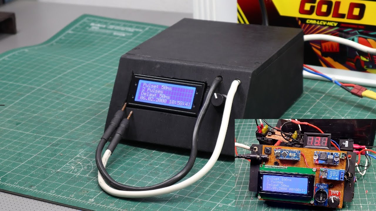 DIY Spot Welding Using 12V Battery and Arduino | V2