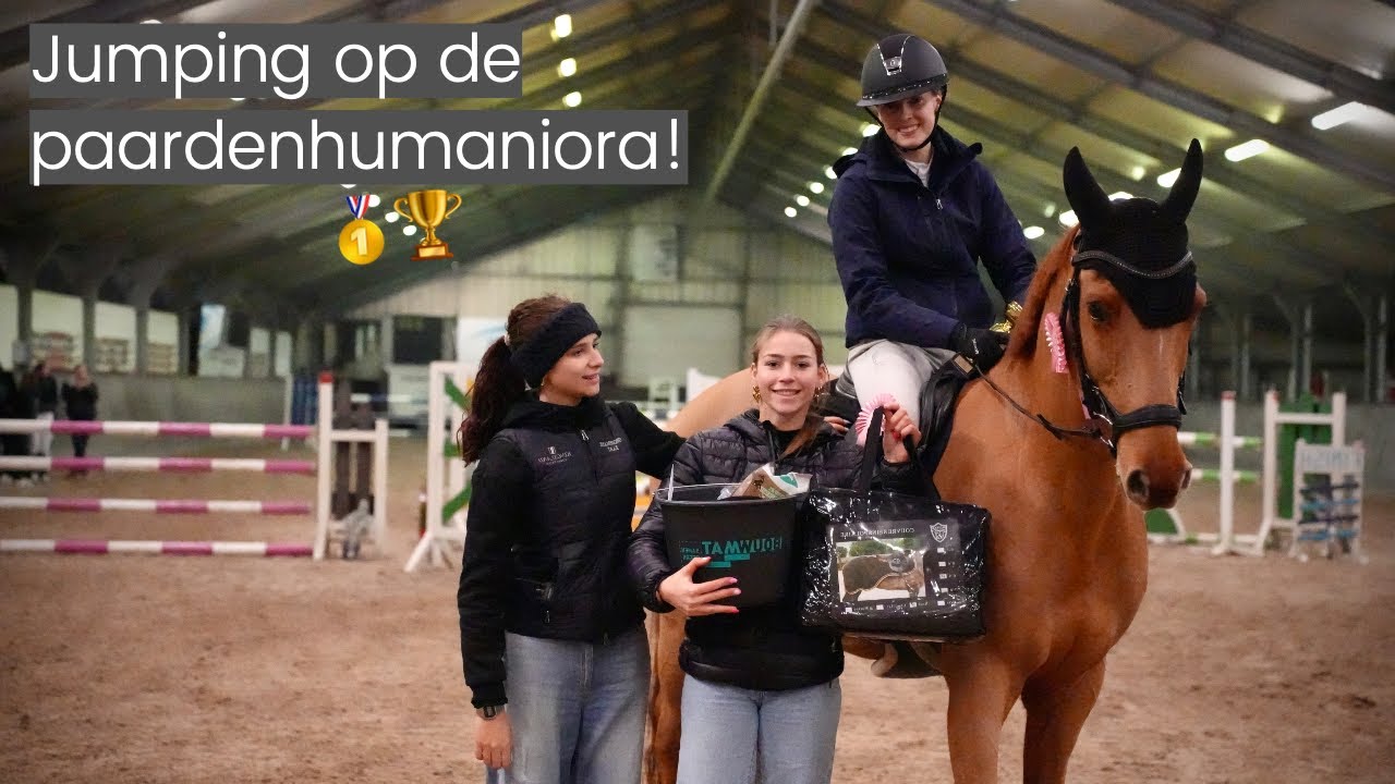 Lady en Julius SPRINGEN FOUTLOOS op de PAARDENHUMANIORA 🥇 || Kim Dior