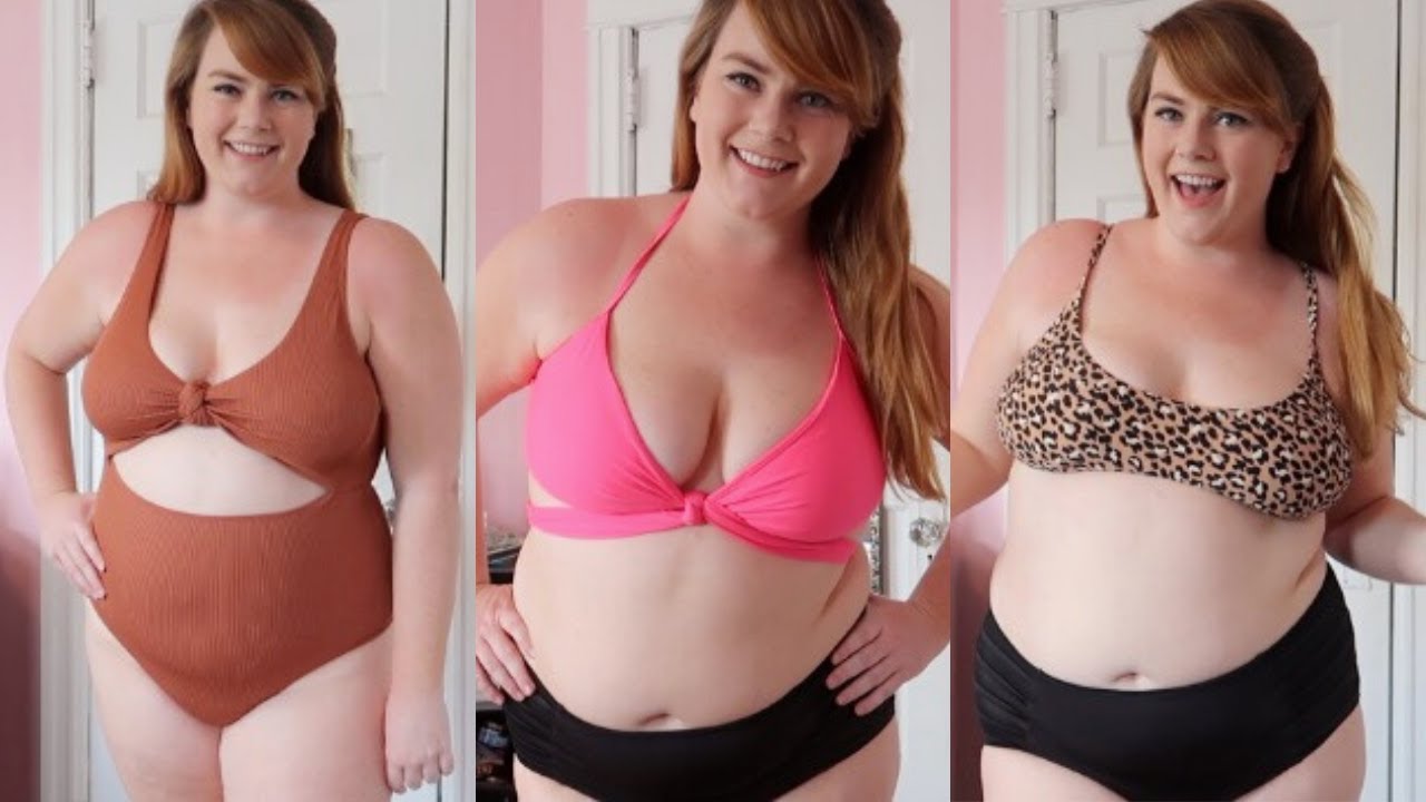 CURVY GIRL AERIE Swimsuit Try On!