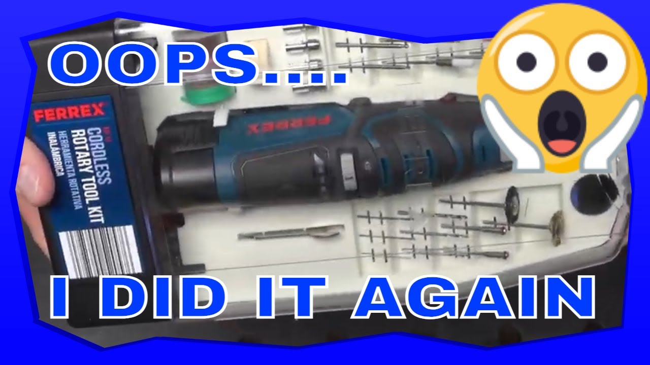 First Look At The Ferrex Cordless Rotary Too, Sold By Aldi
