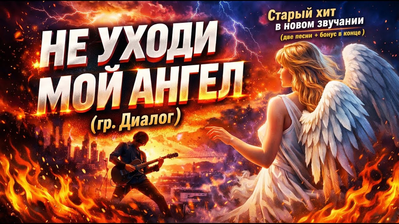 Группа Диалог / Не уходи, мой ангел / Новая кавер версия / 2 песни + бонус