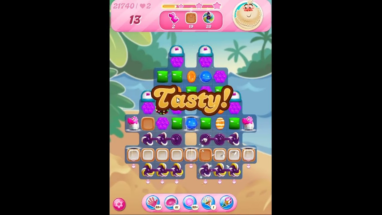 Candy Crush Saga Level 21740 - NO BOOSTERS | SKILLGAMING ✅
