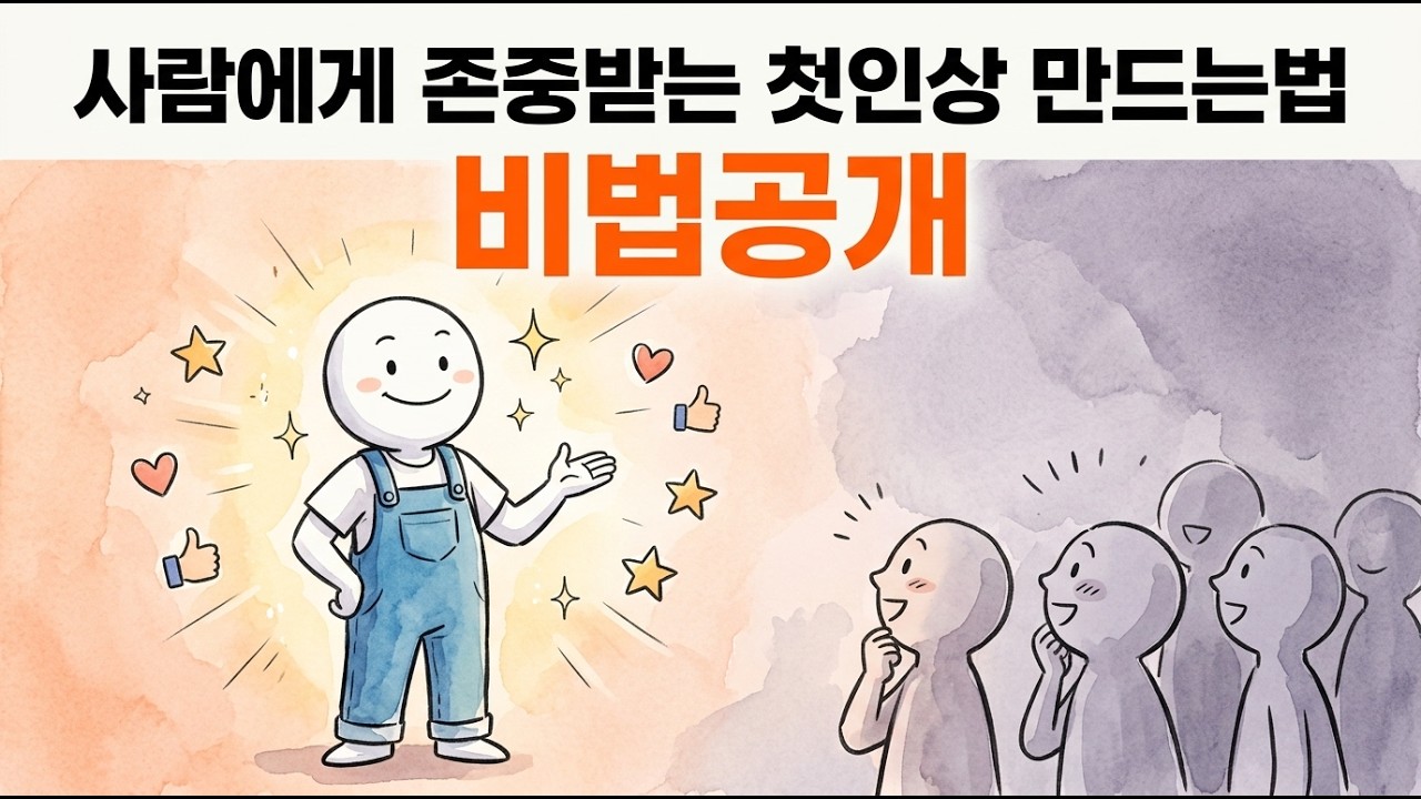 성공적인 첫인상, 3가지 핵심 포인트첫인상으로 존중받는 비결#첫인상 #인생명언 #소통의중요성