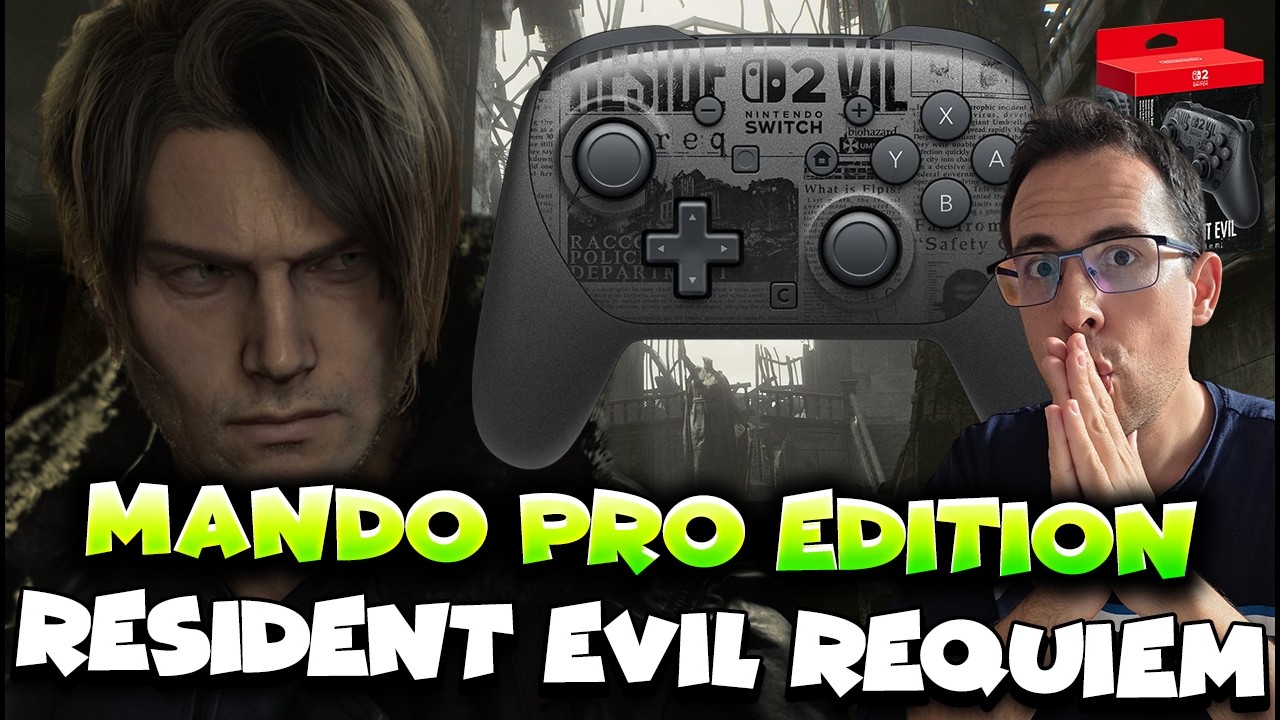 🔥UNBOXING 🔥 🎮Mando Nintendo Switch 2 🎮 Nintendo Pro Resident Evil Requiem-Edition