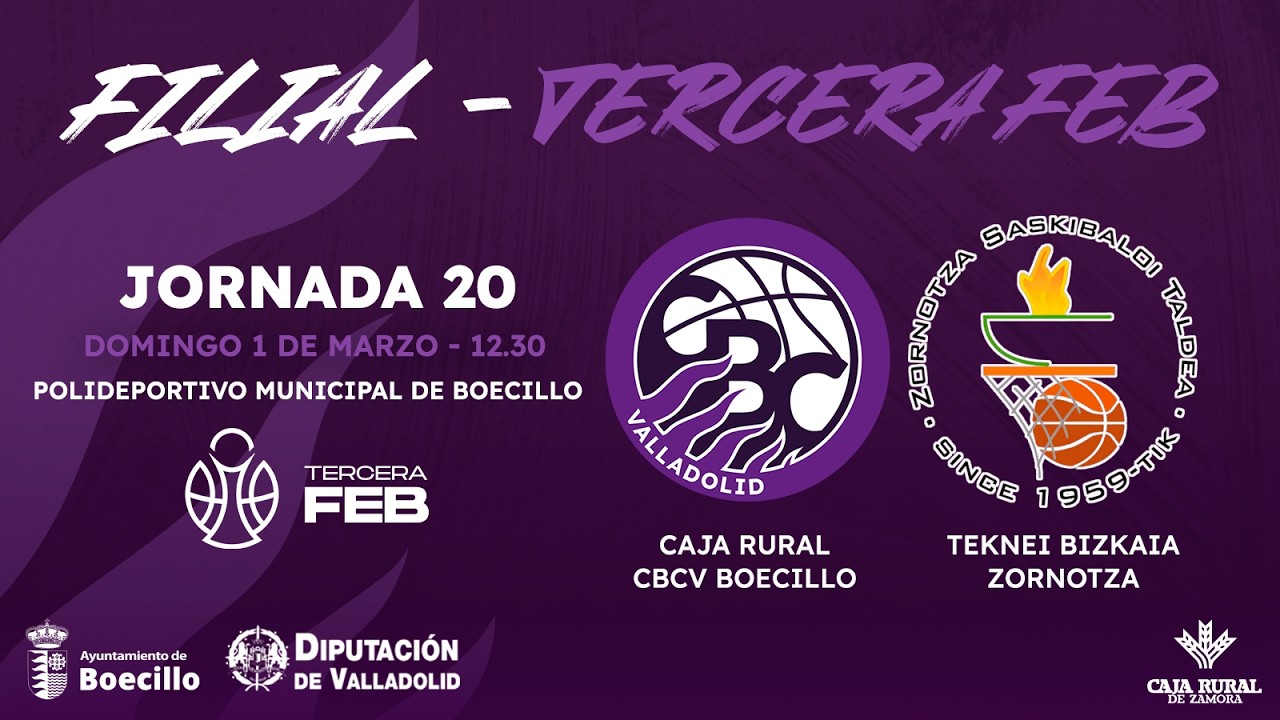 Caja Rural CBCV Boecillo - Teknei Bizkaia Zornotza | J20 Tercera FEB