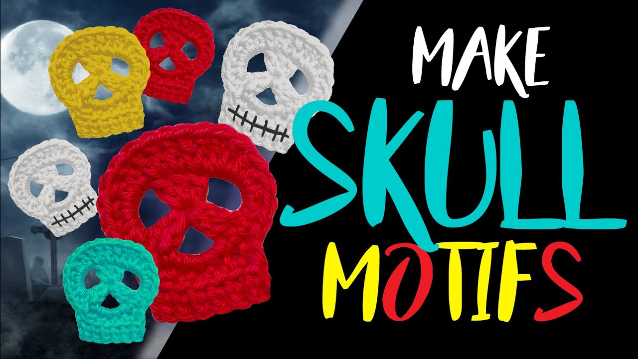 Make Lil' SKULLS Crochet Tutorial - earrings, Unus Annus Hourglass & more!