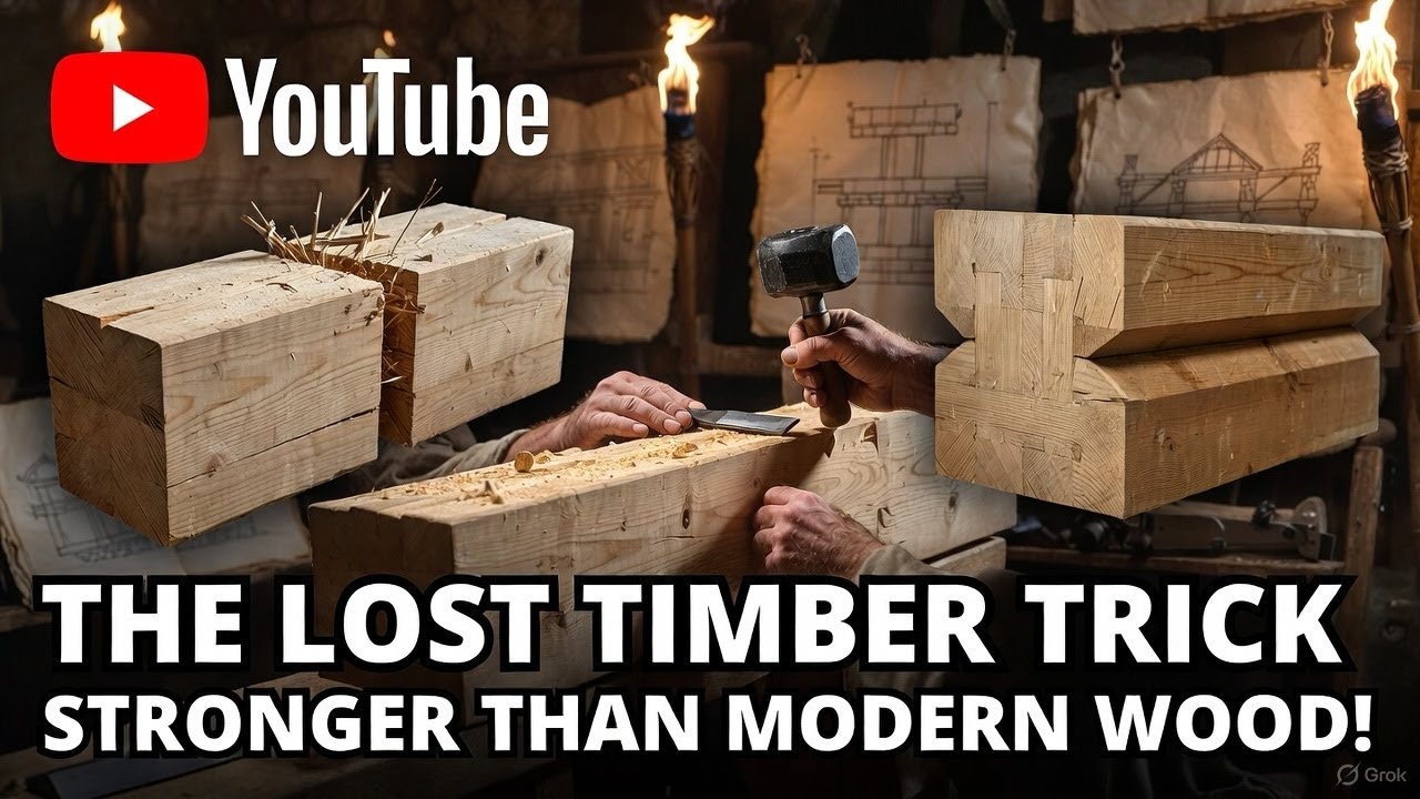 The Medieval Timber Technique Lost in Old Manuscripts