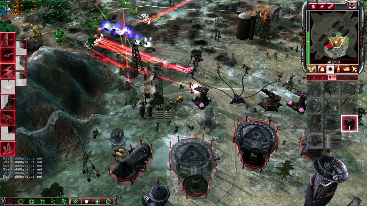 command & conquer 3 kane's wrath alien prophecies black hand vs 3 mutant republic part 1