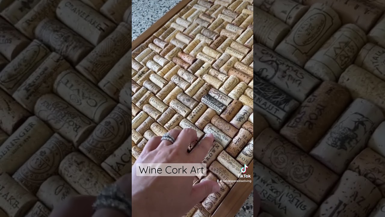 How Do You Do Wine Cork Art? #wine #winecork #naplesparadiseliving