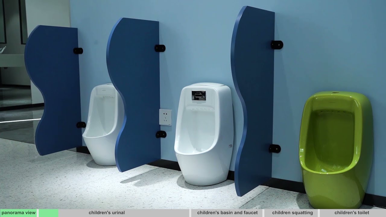 Children's toilet project display 丨 Design public toilets for school