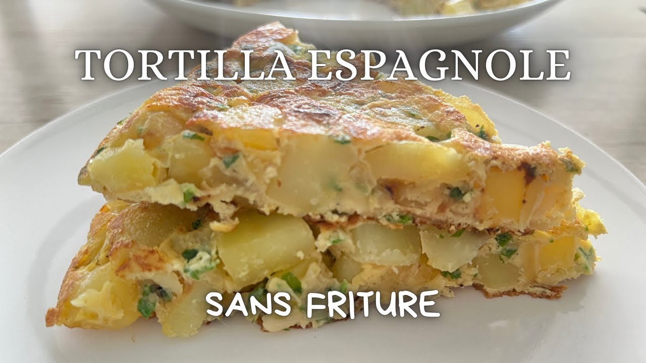 Tortillas espagnol, Healthy, préparation sans huile pour une alimentation équilibrée.