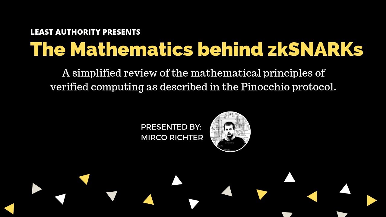 The Mathematics behind zkSNARKS