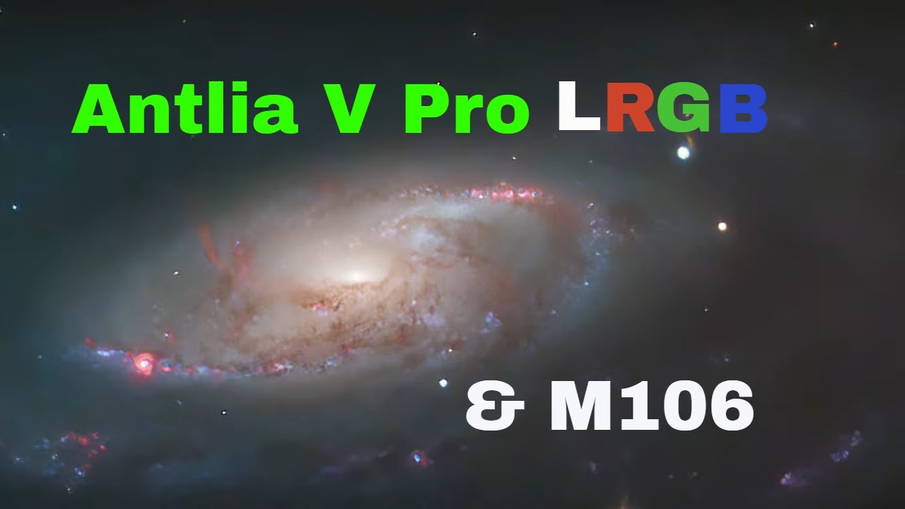 Фильтры Antlia LRGB V PRO для астрофотографии. Конечная цель M106.