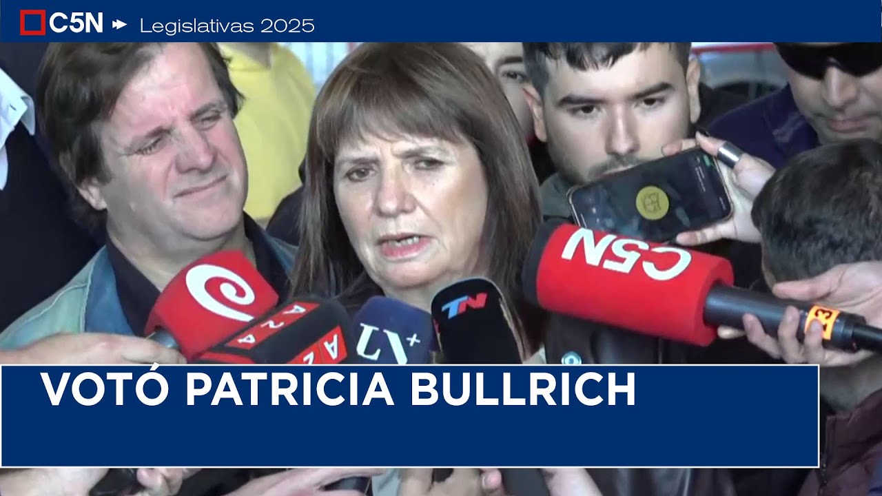 VOTÓ Patricia BULLRICH y le RESPONDIÓ a MACRI: 