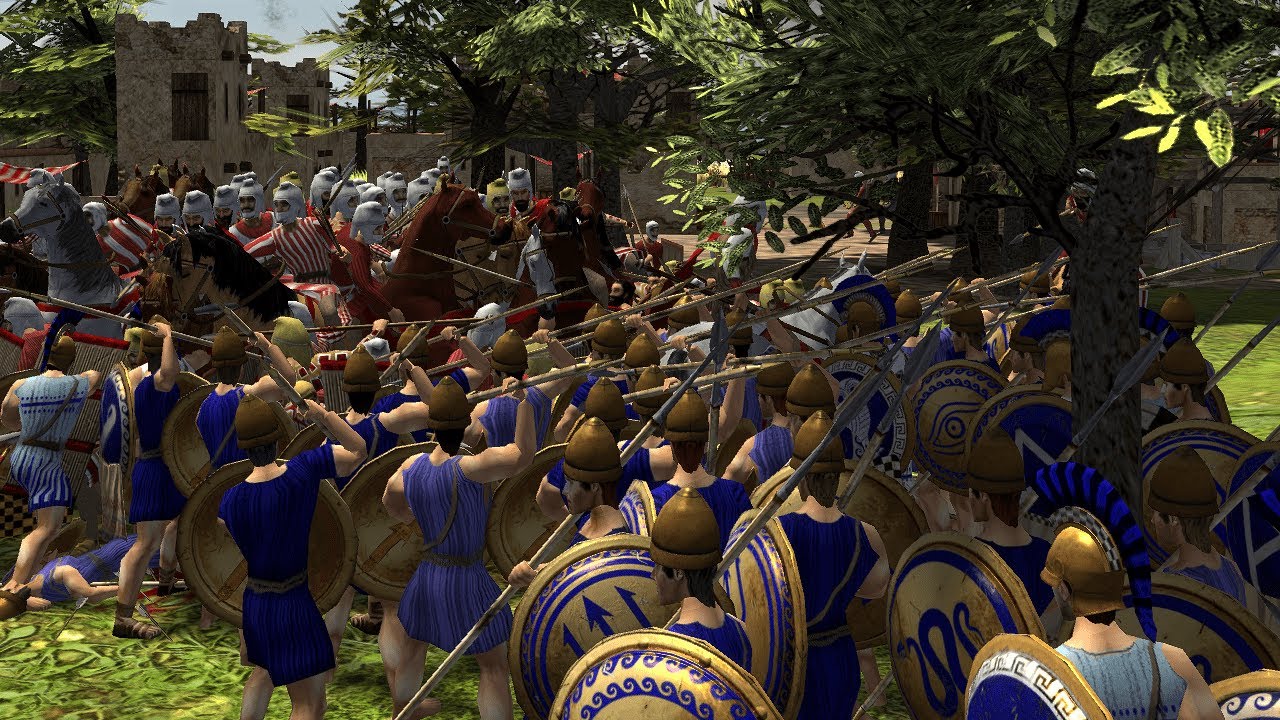 0AD 1v1 | Defending an Army of Hoplites | vs Stockfish