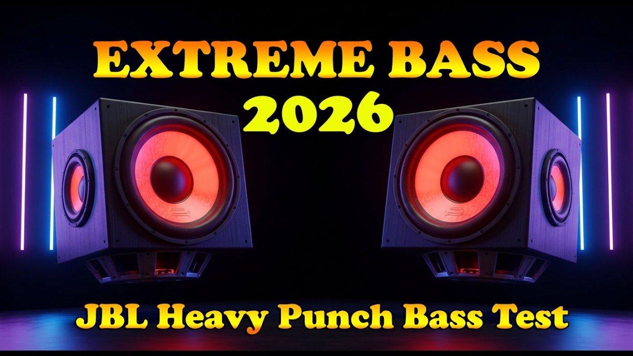JBL Heavy Punch Bass Test 🔊 Extreme Bass Boosted Speaker Check | Deep Subwoofer Sound System Demo