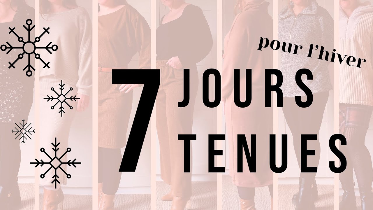 Je couds 7 tenues pour cet hiver - édition  2024 