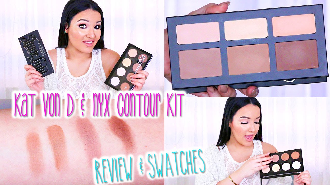 REVIEW: Kat Von D Shade & Light Contour Palette vs NYX Contour Palette