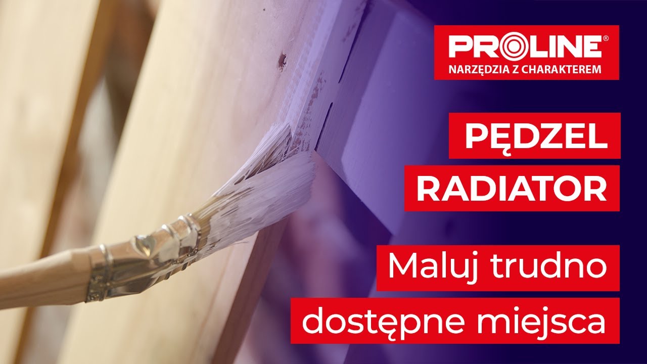 Pędzel radiator. Maluj trudno dostępne miejsca
