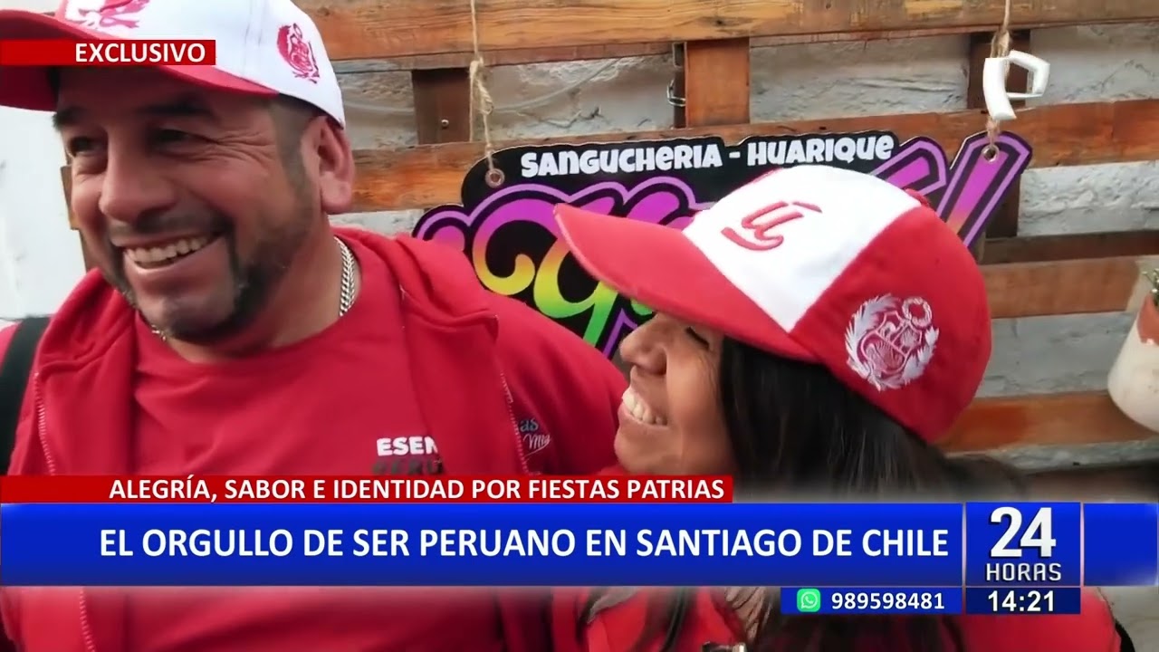 Con música, baile y platos típicos: Peruanos en Chile ya celebran las Fiestas Patrias
