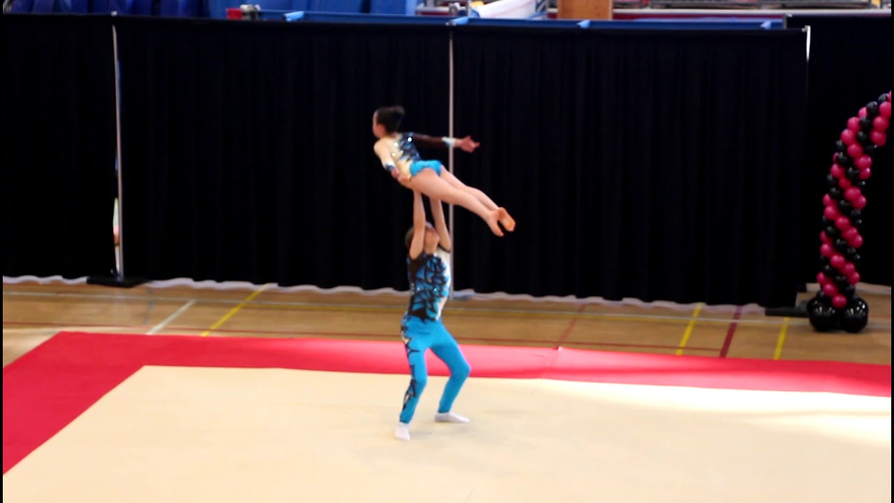 Coupe provinciale 2019 de Gym acrobatique - Brittany et Thomas - Québec Performance