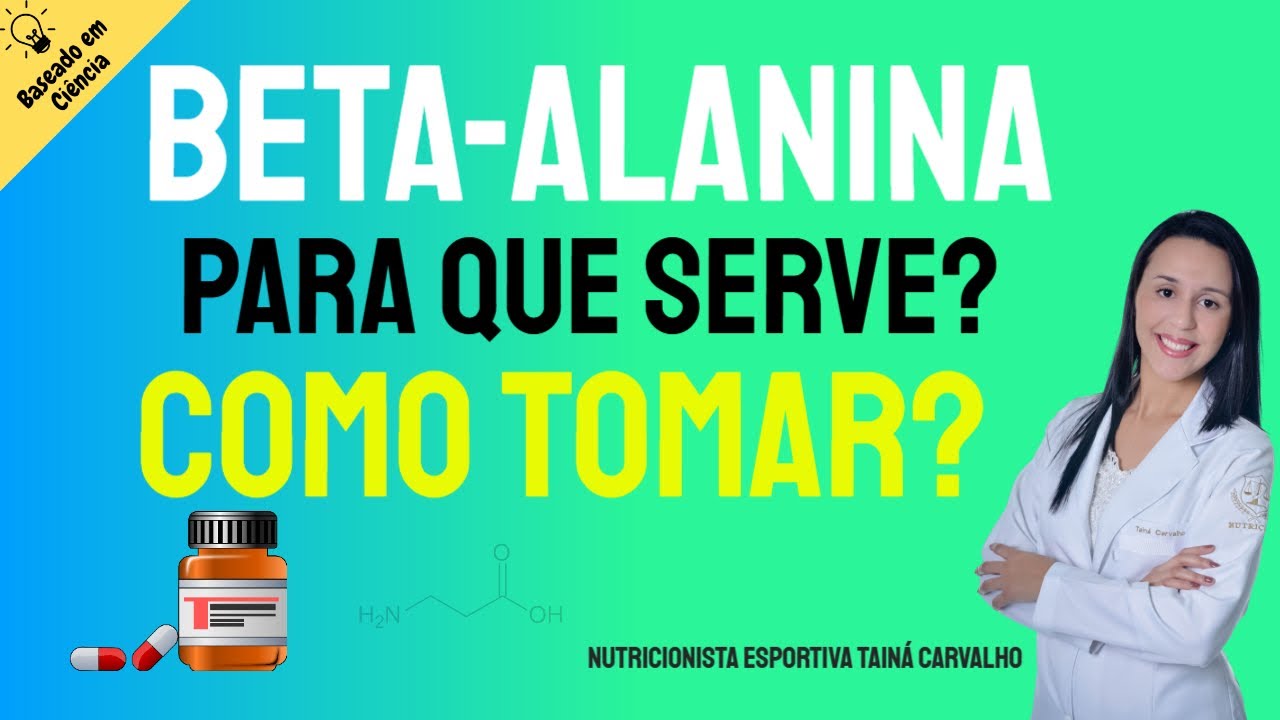 Beta-alanina: para que serve? 💊