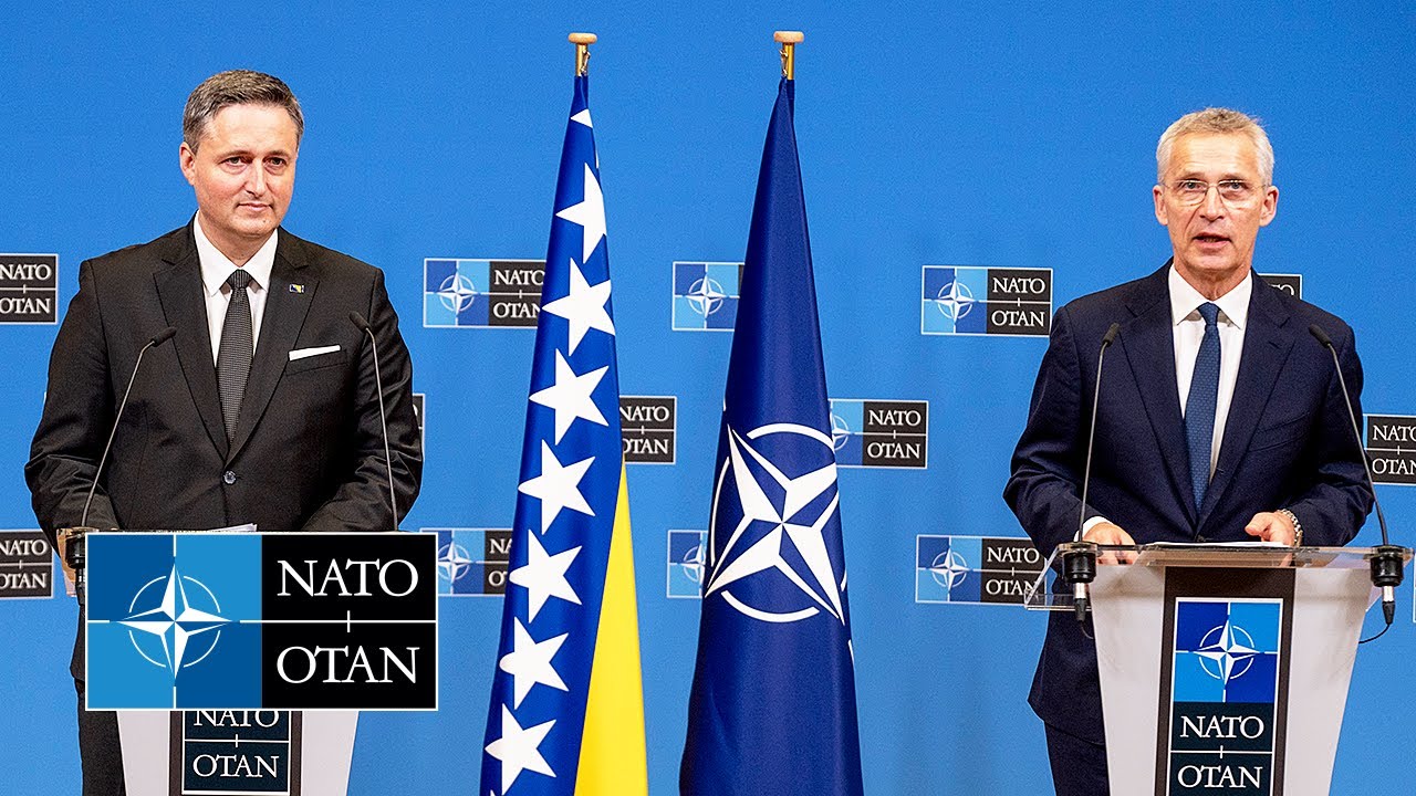 NATO Secretary General with the Chairman of the Presidency of 🇧🇦 Bosnia and Herzegovina, 08 APR 2024