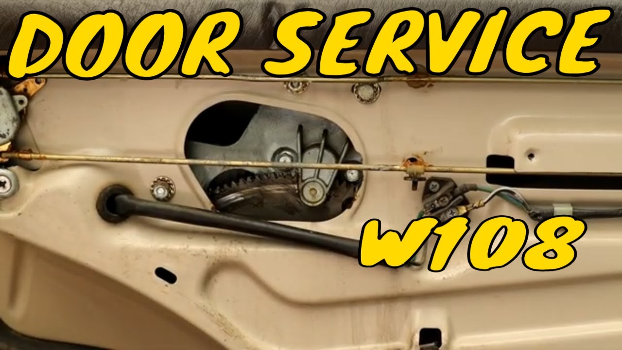 MERCEDES W108. WINDOW AND LOCK SERVICE