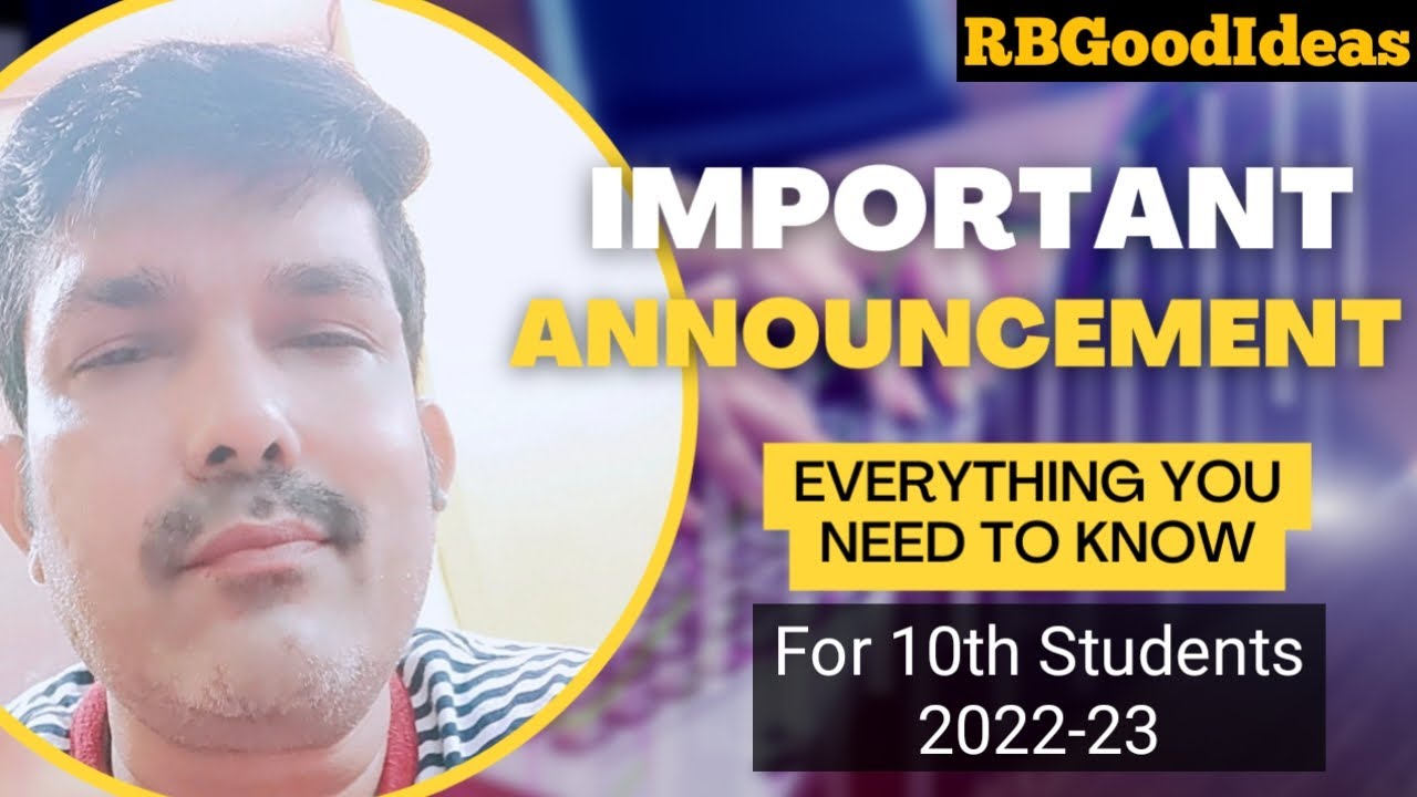 Big Announcement for class10| New Batch for 10th 2023 Session| RBGoodIdeas