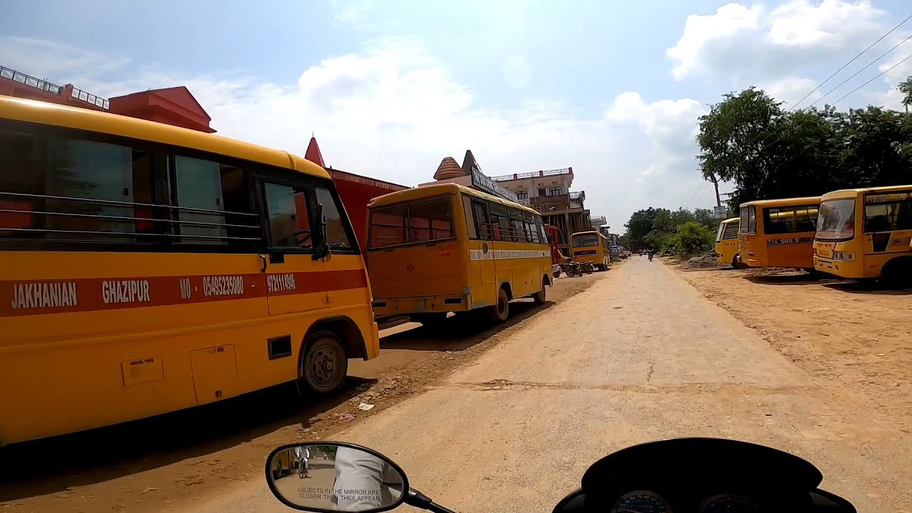 dullahpur to jakhania.दुल्लहपुर से जखनिया ,बहुत ही खराब रोड