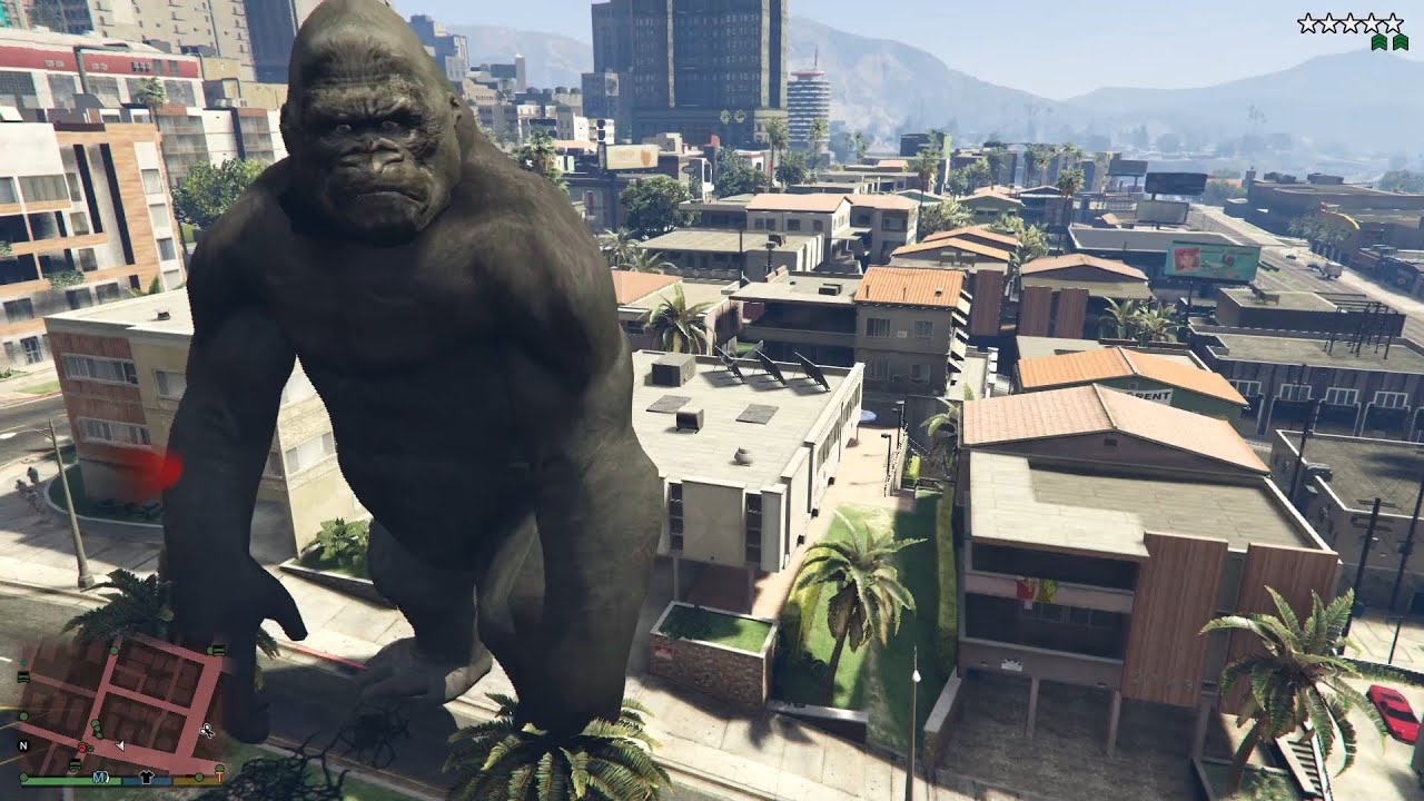 King Kong fight in gta 5#kingkong #king #kingkongvsgodzilla #gorilla #gorillatag #gorillaz #gaming
