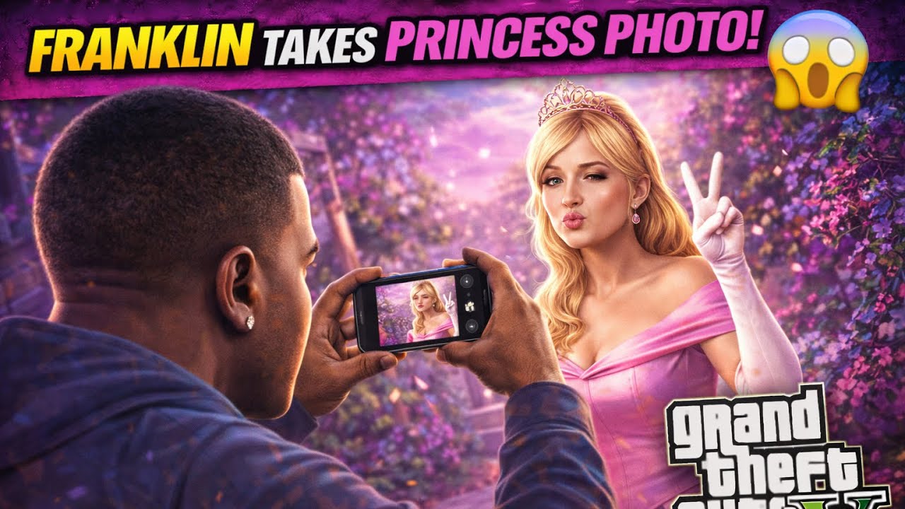 franklin taking princess photos | gta5 story gameplay 