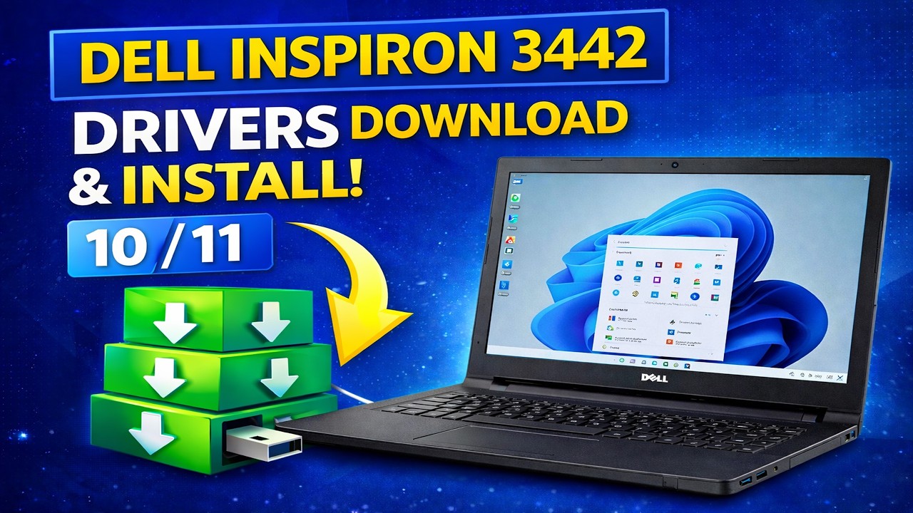 Dell Inspiron 3442 Drivers Download & Install | Windows 10/11