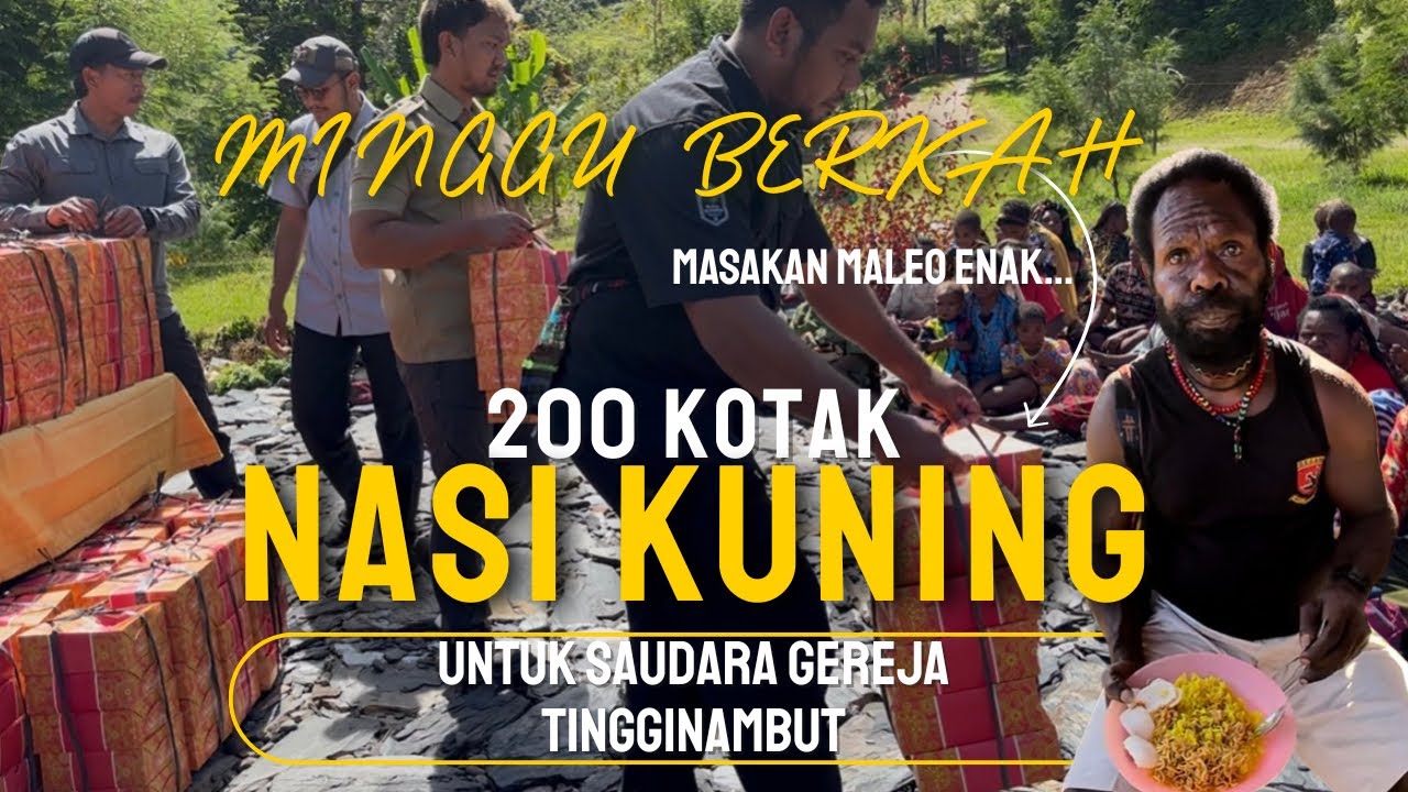 PART 59. 200 KOTAK UNTUK SAUDARA DI TINGGINAMBUT, REVIEW KAKA MORO : MASAKAN MALEO EMANG JUARA! 🤤