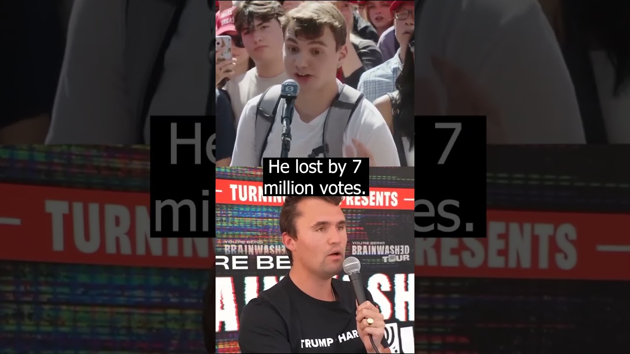The 2020 US election was rigged - Charlie Kirk #rip #podcast #truth #rigged  #charliekirk #debate