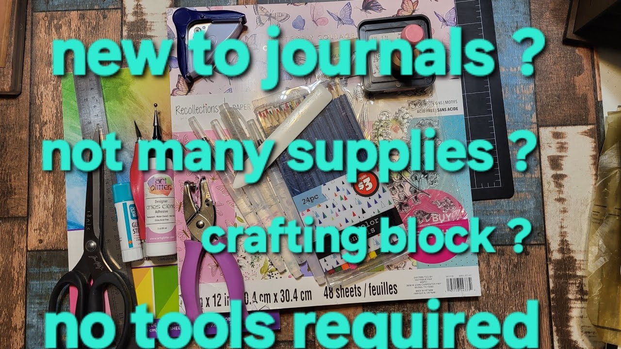 Lost your mojo- limited supplies -just starting junk Journaling -new series- give away announcement 